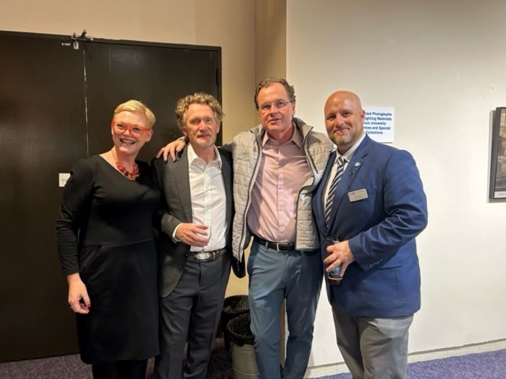 Niamh Shuman, Pete Bradley, Mark Mathers and Shaun Morgan