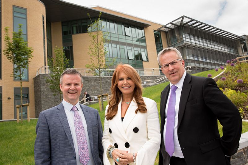 Roma Downey officially opens new multi-million pound teaching centre at Ulster University image