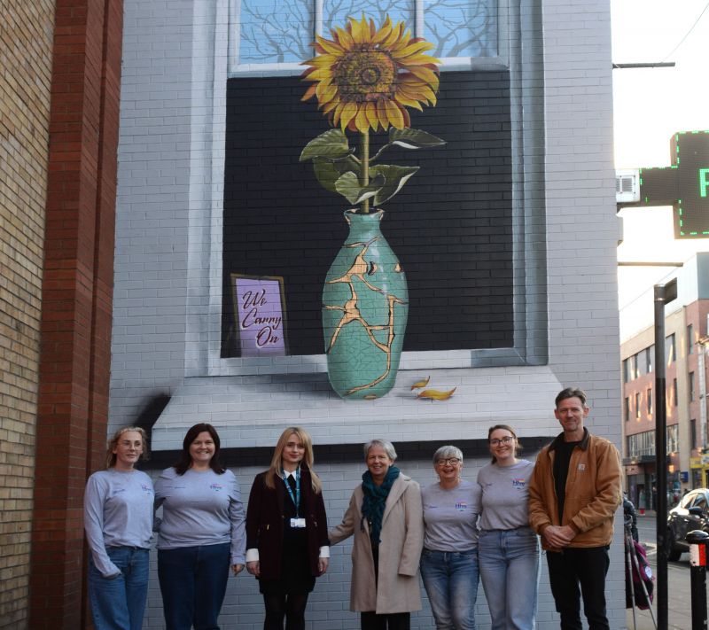 Research Reimagined: Ulster University’s Cancer Research Study with HIVE Support Group Transformed into Vibrant Street Art in Derry~Londonderry image