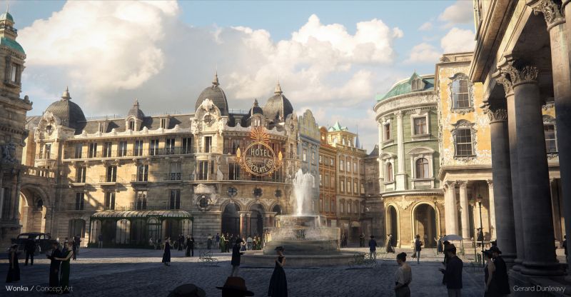 Ulster University’s Gerard Dunleavy wins prestigious Concept Art Association Award for Wonka film image